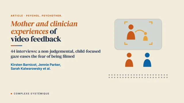 Mother and clinician experiences of a trial of a video feedback parent–infant intervention for mothers experiencing difficulties consistent with ‘personality disorder’: A qualitative interview study