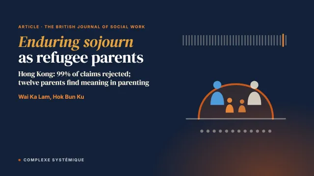 Enduring sojourn as refugee parents: A phenomenological study on the parenting experience of non-refoulement claimants in Hong Kong