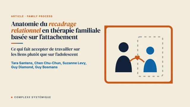 Anatomie du recadrage relationnel en thérapie familiale basée sur l’attachement