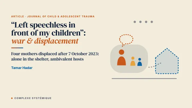 “Left Speechless in Front of My Children”: A Thematic Analysis of Parents’ Experiences During War & Displacement