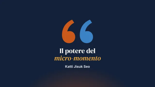 Il riflesso della luce sul vetro rotto, ovvero il potere del micro-momento
