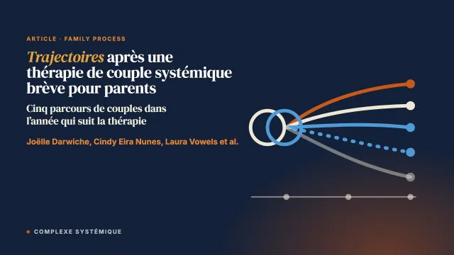 Trajectoires après une thérapie de couple systémique brève pour parents