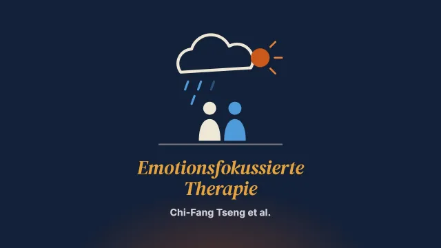 Die Wirksamkeit der emotionsfokussierten Therapie bei depressiven Symptomen und Beziehungsbelastung von Paaren in Taiwan: eine einarmige pragmatische Studie