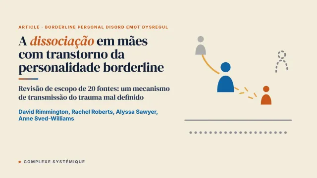 A dissociação em mães com transtorno da personalidade borderline: um possível mecanismo de transmissão do trauma intergeracional? Uma revisão de escopo