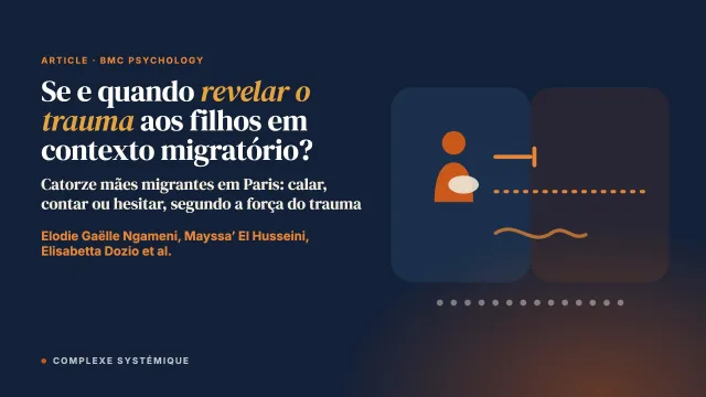 Se e quando revelar o trauma aos filhos em contexto migratório? Uma investigação piloto de métodos mistos