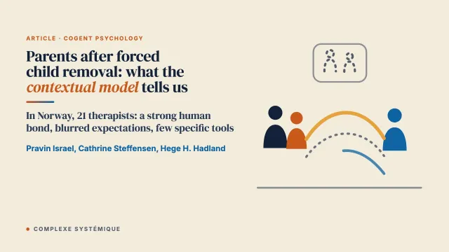 Experiences of family therapists working with parents after the forced removal of children: What can the contextual model tell us?