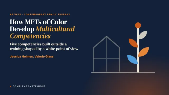 How MFTs of Color Develop Their Multicultural Counseling Competencies