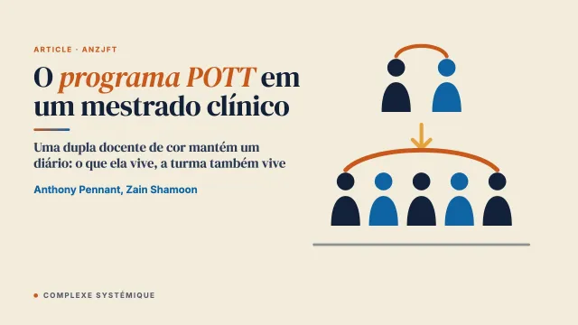 Reflexões sobre a implementação do programa POTT em um mestrado clínico