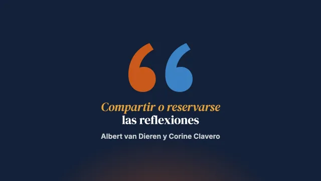 Diálogo Abierto: un estudio de caso sobre la influencia de compartir o reservarse las reflexiones durante una reunión de red