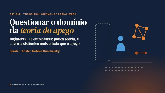 “Na prática, a gente não usa tanta teoria”: questionando a ideia de um domínio da teoria do apego no serviço social de proteção à infância