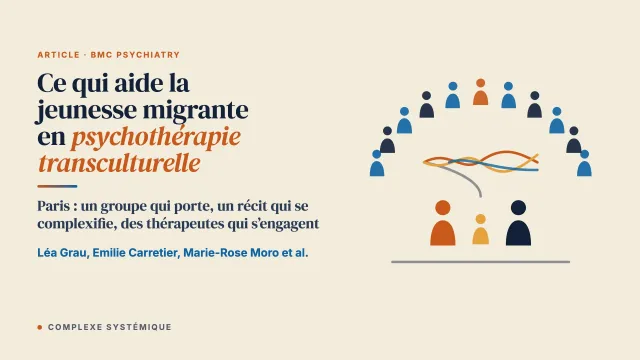 Ce qui aide la jeunesse migrante en psychothérapie transculturelle : une exploration qualitative du regard des jeunes, de leurs parents et de leurs thérapeutes