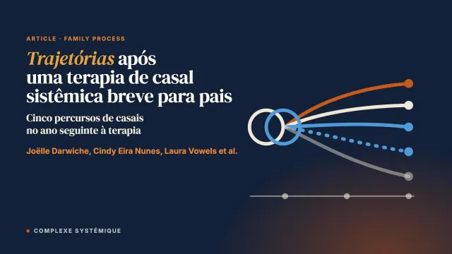 Trajetórias após uma terapia de casal sistêmica breve para pais