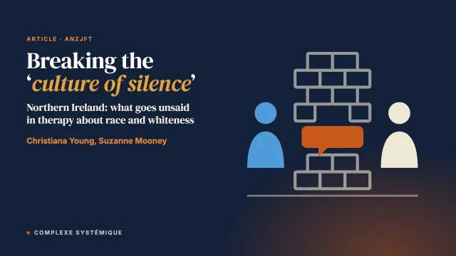 Breaking the ‘culture of silence’: exploring therapist perspectives of culturally sensitive systemic psychotherapy in contested sociopolitical contexts – a Northern Ireland case study
