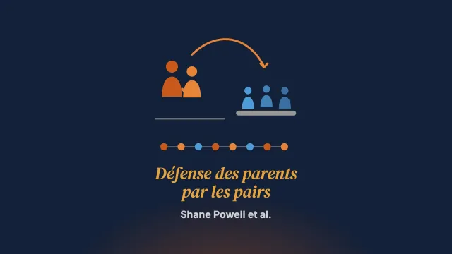 Évaluer le programme POPS (People Offering Parents Support) : une étude qualitative de la défense des parents par les pairs dans les services gallois de protection de l’enfance