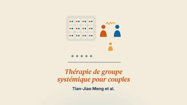 L’effet d’une thérapie de groupe systémique pour couples sur les familles de jeunes en dépression : un essai pilote