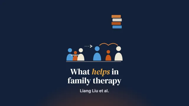 What Do Chinese Families With Depressed Adolescents Find Helpful in Family Therapy? A Qualitative Study