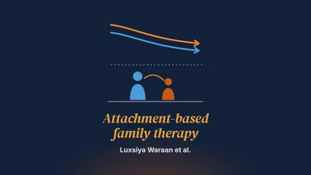 Effectiveness of attachment-based family therapy compared to treatment as usual for depressed adolescents in community mental health clinics