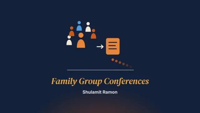 Family Group Conferences as a Shared Decision-Making Strategy in Adults Mental Health Work
