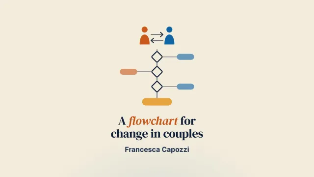 A research-driven flowchart to approach change in couples