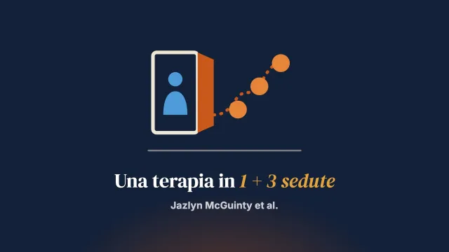 Integrare i processi dell’ambulatorio ad accesso diretto e della terapia breve per migliorare gli esiti del trattamento: un intervento in 1 + 3 sedute per giovani con ansia e depressione