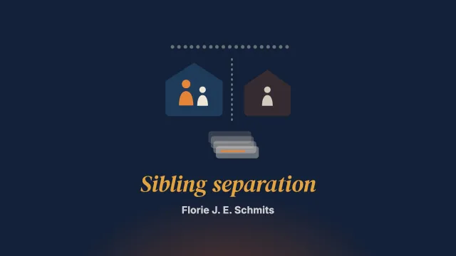 Reasons for sibling separation in care in England: A case file analysis