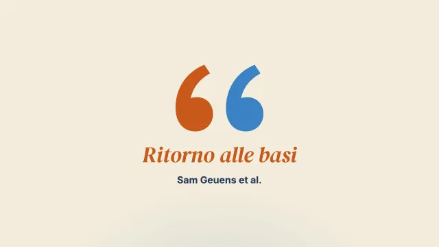 Ritorno alle basi: uno sguardo centrato sulla soluzione sull’uso e l’insegnamento delle abilità comunicative di base nelle professioni sanitarie