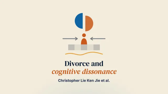 Children and divorce: A rapid review targeting cognitive dissonance, in the context of narrative therapy