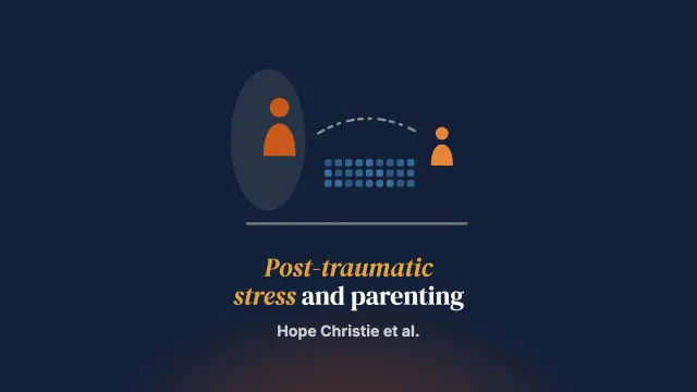 The impact of parental posttraumatic stress disorder on parenting: a systematic review