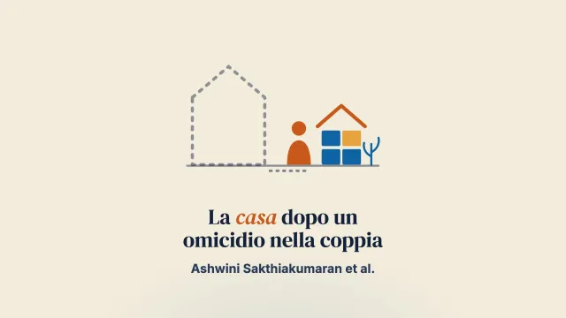 La casa dopo l’omicidio: come vivono la casa minori e giovani in lutto per un omicidio da parte del partner?