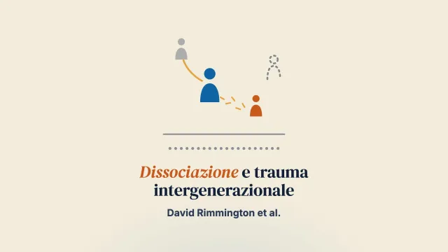La dissociazione nelle madri con disturbo borderline di personalità: un possibile meccanismo di trasmissione del trauma intergenerazionale? Una scoping review