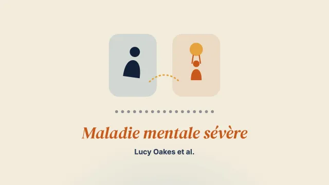 Soutenir les parents ayant une maladie mentale sévère : le point de vue et l’expérience des professionnels de la santé et du social