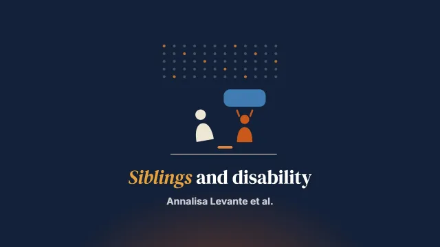 Siblings of Persons with Disabilities: A Systematic Integrative Review of the Empirical Literature