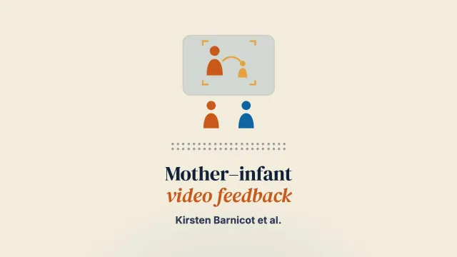 Mother and clinician experiences of a trial of a video feedback parent–infant intervention for mothers experiencing difficulties consistent with ‘personality disorder’: A qualitative interview study