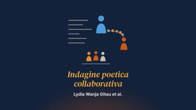 «Il mio papà era, è un soldato»: l’indagine poetica collaborativa per esplorare il trauma intergenerazionale, la resilienza e il benessere nel contesto della migrazione forzata