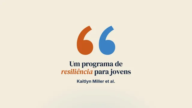 Avaliar a eficácia de um programa de resiliência para crianças e jovens numa clínica de psicologia privada australiana
