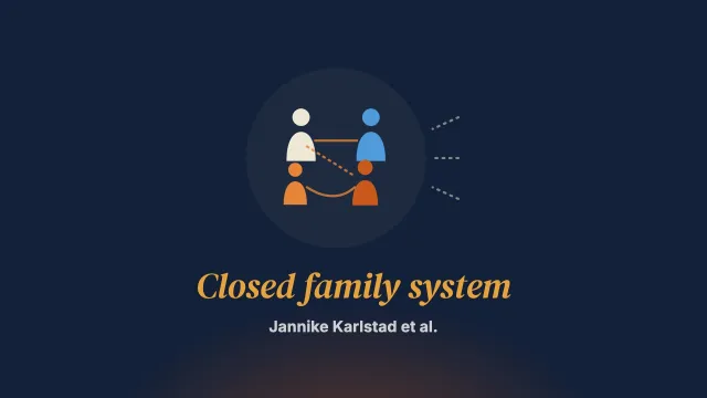 “Balancing within a closed family system”: a grounded theory study of how family life is affected by having a family member with an eating disorder