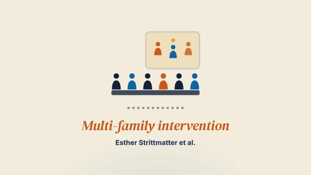 Kidstime workshops: the evaluation of a multi-family intervention for children of parents with mental illness