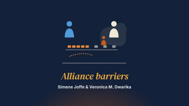 Therapists’ perceptions of alliance barriers in the parent–therapist relationship when treating children who have experienced trauma