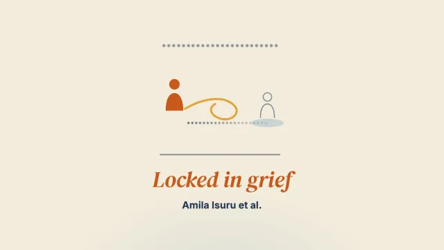 Locked in grief: a qualitative study of grief among family members of missing persons in southern Sri Lanka