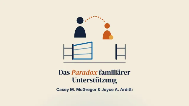 Das Paradox familiärer Unterstützung junger Mütter: eine interpretative phänomenologische Analyse