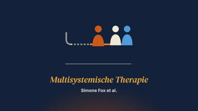 Multisystemische Therapie für junge Menschen, die von krimineller Ausbeutung betroffen oder bedroht sind: Perspektiven von Jugendlichen und Bezugspersonen