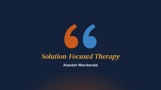 A Personal View — Solution-Focused Therapy: The Research and the Literature. Where Do We Go From Here?