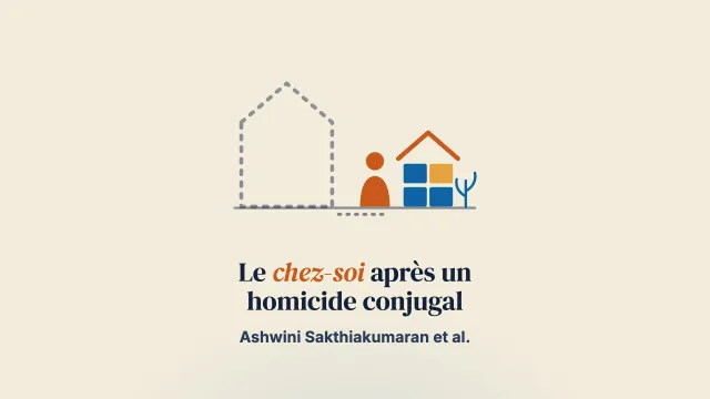 Le chez-soi après un homicide conjugal : l’expérience des enfants et des jeunes