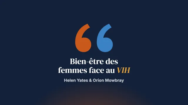 Évaluer l’intervention « Bien-être orienté vers les solutions pour le VIH » auprès des femmes : une étude pilote