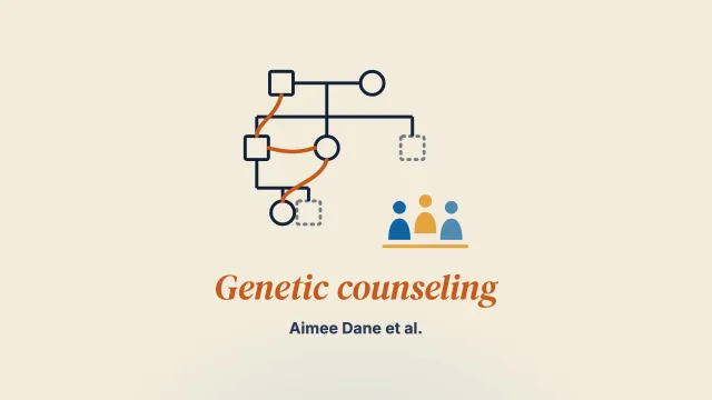 Narrative therapy and family therapy in genetic counseling: A scoping review