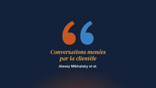 Plus jamais comme avant : les conversations menées par les clients