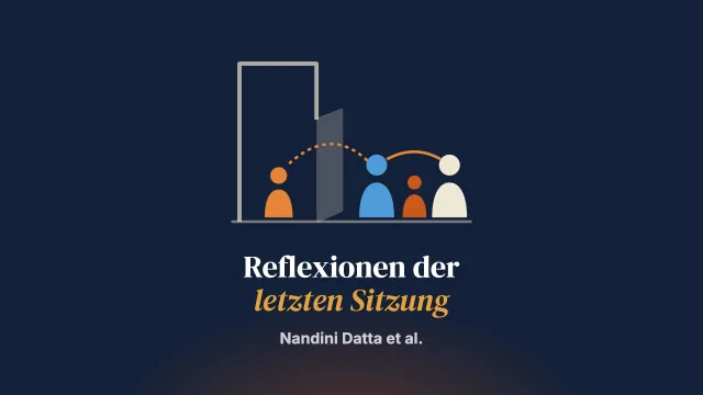 Familienbasierte Behandlung der Störung mit Vermeidung oder Einschränkung der Nahrungsaufnahme: Reflexionen in der letzten Sitzung