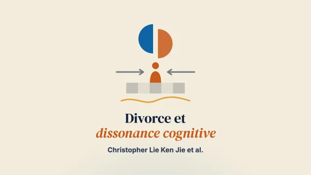 Enfants et divorce : une revue rapide ciblant la dissonance cognitive, dans le cadre de la thérapie narrative