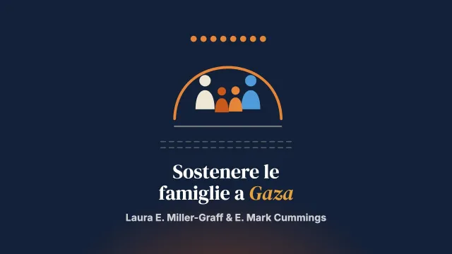 Sostenere giovani e famiglie a Gaza: uno studio controllato randomizzato di un programma di intervento basato sulla famiglia