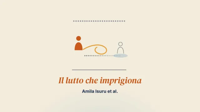Il lutto che imprigiona: uno studio qualitativo sul lutto nelle famiglie di persone scomparse nel sud dello Sri Lanka